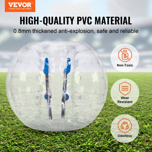 Inflatable Bumper Ball 1Pack 5FT1.5M Body Sumo Zorb Balls for Teen