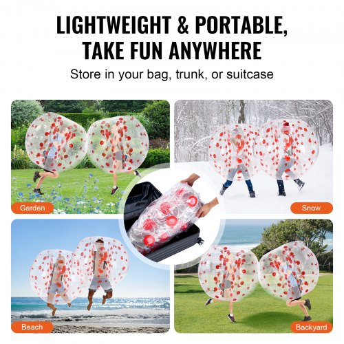 Inflatable Bumper Ball 1Pack 5FT1.5M Body Sumo Zorb Balls for Teen