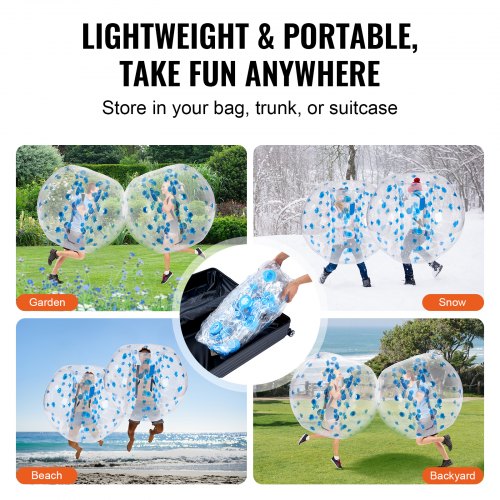 Inflatable Bumper Ball 1Pack 5FT1.5M Body Sumo Zorb Balls for Teen