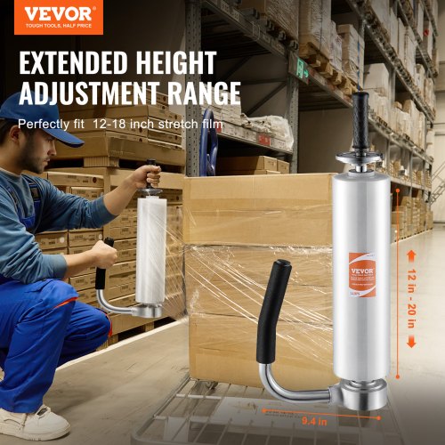 Stretch Film Dispenser Holds 1220 Rolls Industrial Strength Shrink Wrap