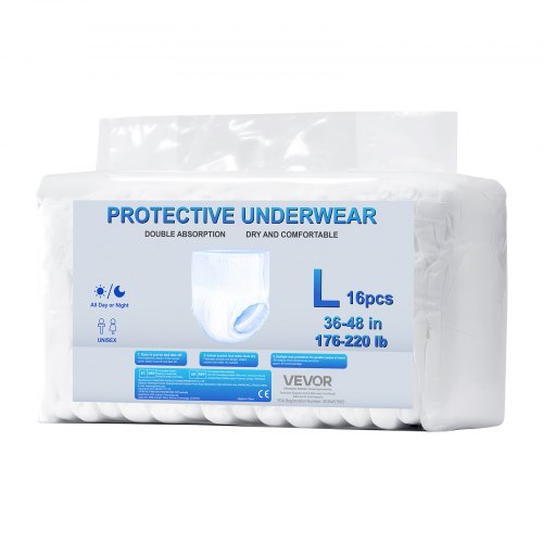 Adult Incontinence Underwear High Absorbent Protective Underwear - Large