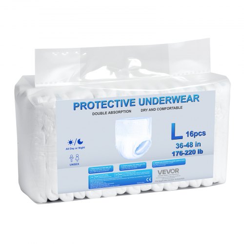Adult Incontinence Underwear High Absorbent Protective Underwear - Large