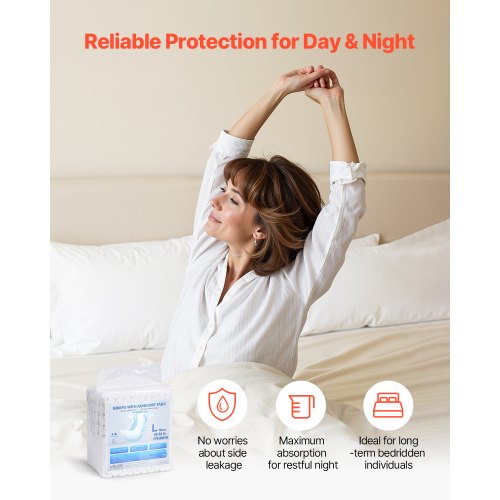 Adult Briefs with Tabs Super Absorbent Incontinence Briefs for Men and Women