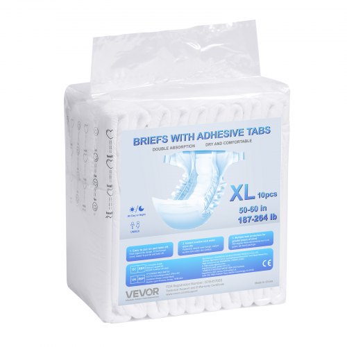 Adult Briefs with Tabs Super Absorbent Incontinence Briefs for Men and Women
