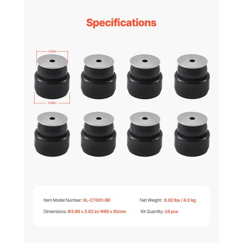 Body Mount Bushing Kit Compatible with 19992014 Chevy Silverado Sierra