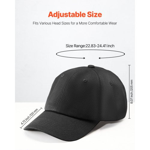 Baseball Cap Plain Baseball Hat with Breathable Pure Cotton Fabric