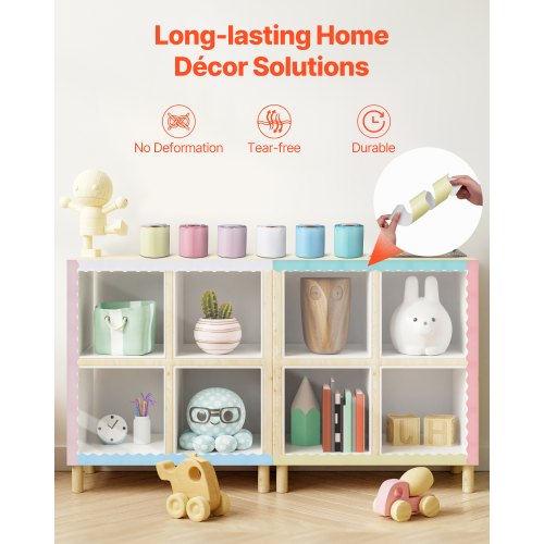 Bulletin Board Borders 6 Rolls 32.8 Feet Scalloped Bulletin Board Borders