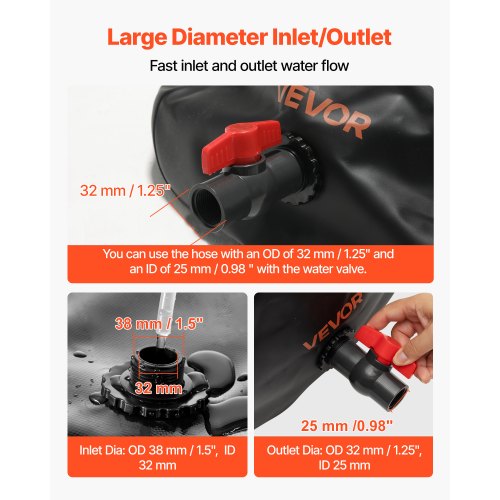 Water Storage Bladder 2985 Gallon 113L Water Storage Container Tank