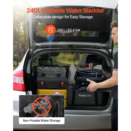 Water Storage Bladder 63.4 Gallon 240L Water Storage Container Tank
