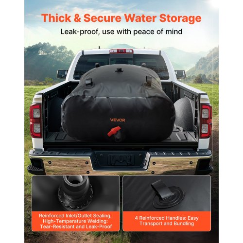 Water Storage Bladder 87 Gallon 330L Water Storage Container Tank 1000D