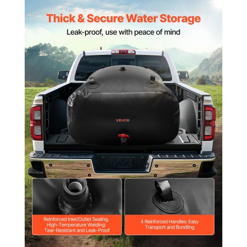 Water Storage Bladder 142.7 Gallon 540L Water Storage Container Tank