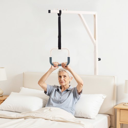 Trapeze Bar for Bed Mobility HeightAdjustable Bed Trapeze with 2 Casters