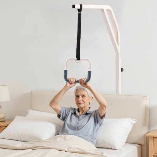 Trapeze Bar for Bed Mobility HeightAdjustable Free Standing Trapeze Bar