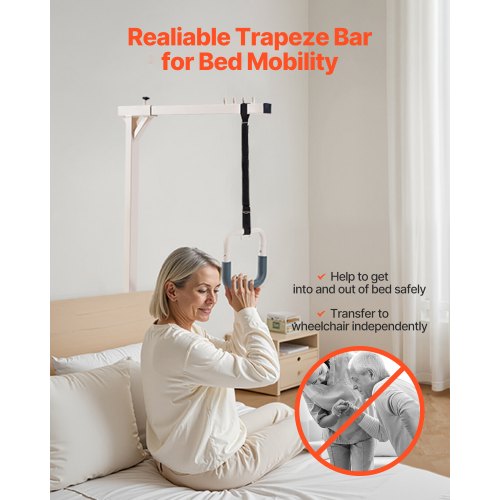 Trapeze Bar for Bed Mobility HeavyDuty Steel Free Standing Trapeze Bar 250