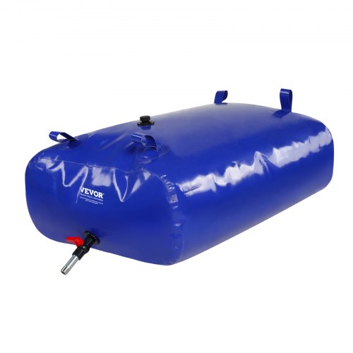 330L87 Gallon Water Storage Bladder RV Water Tank 1000D Blue PVC