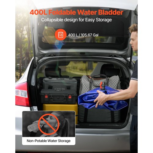 Water Storage Bladder 105.7 Gallon 400L Water Storage Container Tank