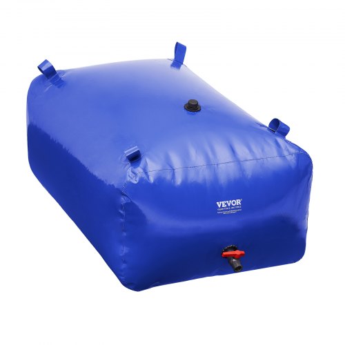 400L105.7 Gallon Water Storage Bladder RV Water Tank 1000D Blue PVC