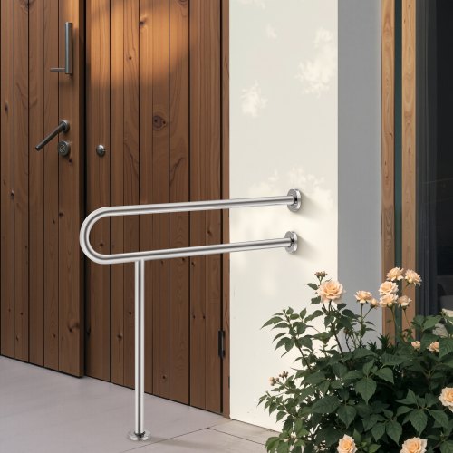 Toilet Safety Rail 31.5 Inch UShaped Handicap Grab Bar 304 Stainless
