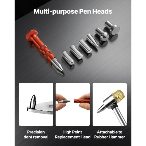 Dent Puller Kit Paintless Car Dent Removal Tool Auto Fender Damage Repair