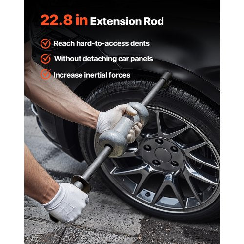 Dent Puller Kit 10 lbs 13in1 Slide Hammer Dent Removal Kit HeavyDuty
