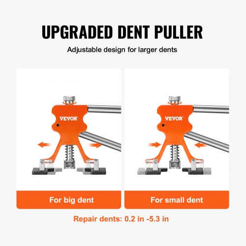 56 PCS Dent Removal Kit Paintless Dent Repair Kit with Golden Lifter