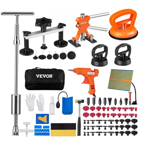 107 PCS Dent Removal Kit Paintless Dent Repair Kit with Golden Lifter