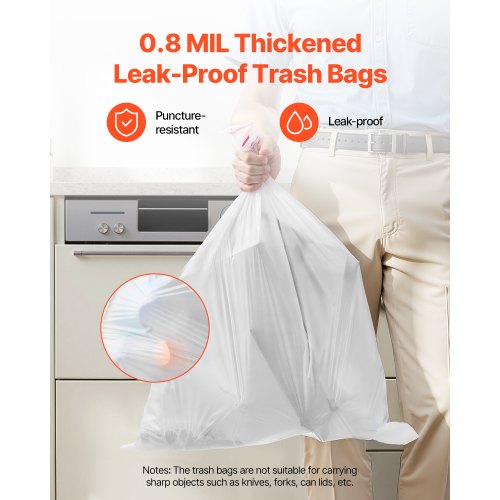 Drawstring Trash Bags 13 Gallon 110 Count Tall Kitchen Trash Bags Extra