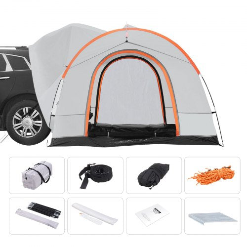 SUV Camping Tent 88 SUV Tent Attachment for Camping with Rain Layer and Carry