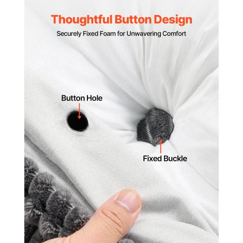 Headboard Pillow King Size Wedge Headboard Pillow with 2 Side Pockets