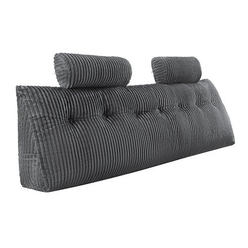 Headboard Pillow King Size Wedge Headboard Pillow with 2 Side Pockets