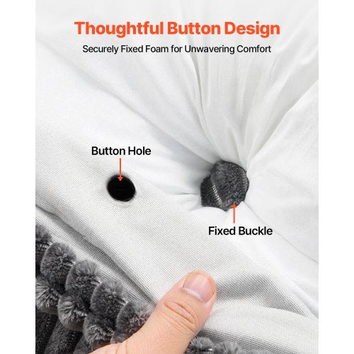 Headboard Pillow Queen Size Wedge Headboard Pillow with 2 Side Pockets and 2