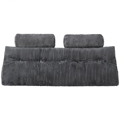 Headboard Pillow Queen Size Wedge Headboard Pillow with 2 Side Pockets and 2
