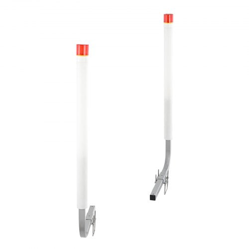 Marine Trailer Guide Set 46” LED Illuminated Guide Poles Pair of Steel