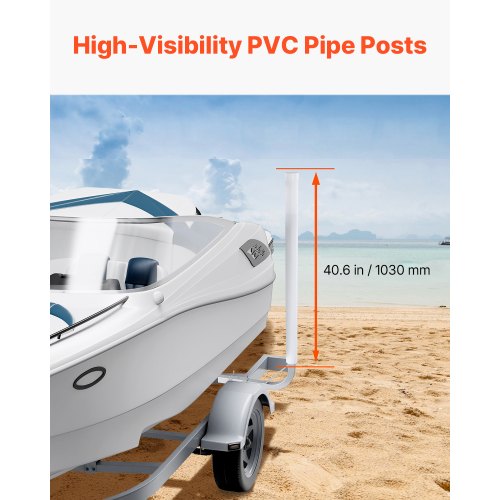 Boat Trailer Guide 48 Adjustable Design Trailer Guide Poles 2PCS