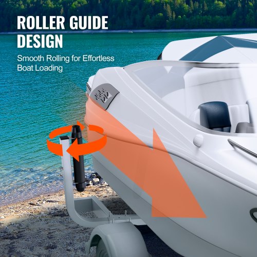 Marine Trailer Guide Set 205” Flexibly Adjustable Poles Pair of Steel