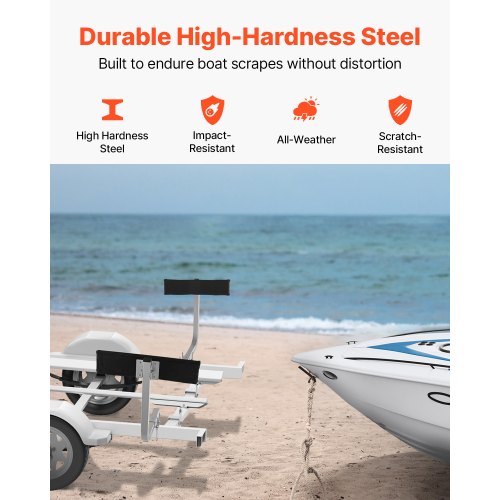 Marine Trailer Assistant 276” Flexibly Adjustable Bunk GuideOns Pair of Durable