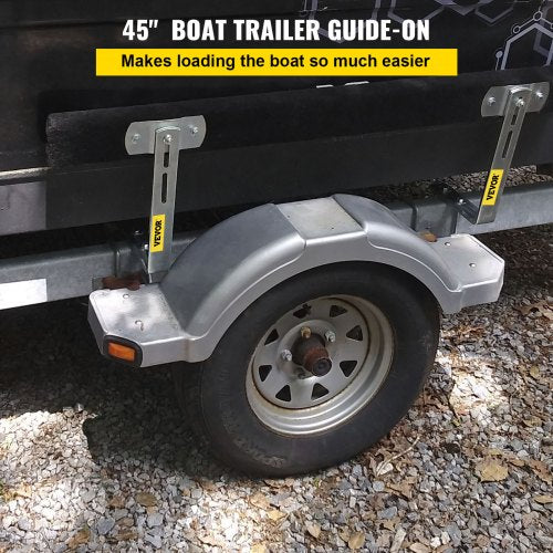 Boat Trailer Guideons 48 2 PCS Rustproof Steel Trailer Guide ons