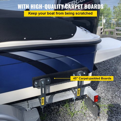Boat Trailer Guideons 48 2 PCS Rustproof Steel Trailer Guide ons