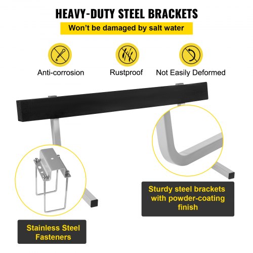 Boat Trailer Guideons 2 PCS Rustproof Steel Trailer Guide ons Trailer