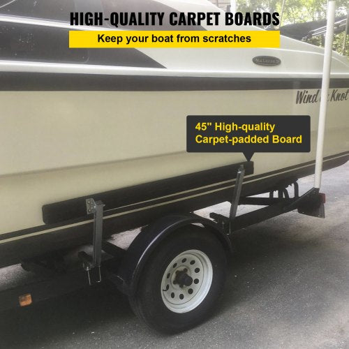 Boat Trailer Guideons 2 PCS Rustproof Steel Trailer Guide ons Trailer