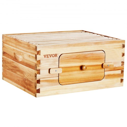 Bee Hive Deep Box Starter Kit 100 Beeswax Coated Natural Cedar Wood