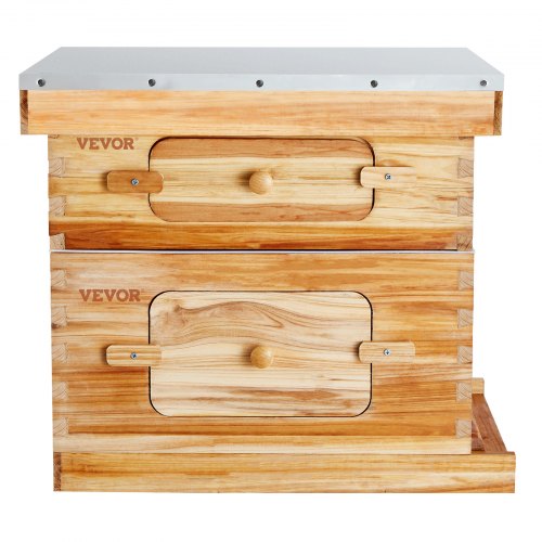 Bee Hive 20 Frame Bee Hives Starter Kit Beeswax Coated Fir Wood 1 Deep 1