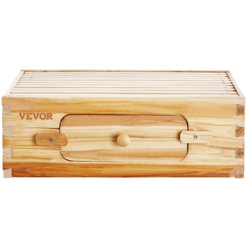 Bee Hive Medium Box Starter Kit 100 Beeswax Coated Natural Cedar Wood