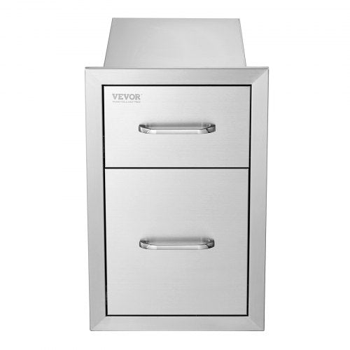 Outdoor Kitchen Drawers 13 W x 204 H x 208 D Flush Mount Double BBQ