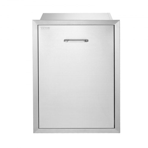 Pull Out Trash Drawer 197W x 265H Inch Outdoor Kitchen Drawers Stainless