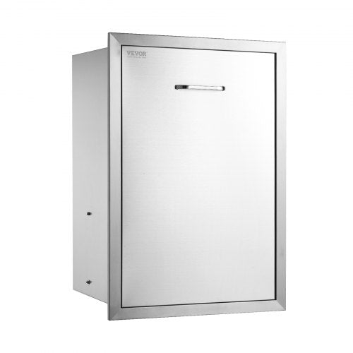 Pull Out Trash Drawer 197W x 265H Inch Outdoor Kitchen Drawers Stainless