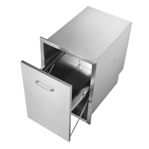 Pull Out Trash Drawer 177x228 Inch Raised Style Trash Bin with PullOut