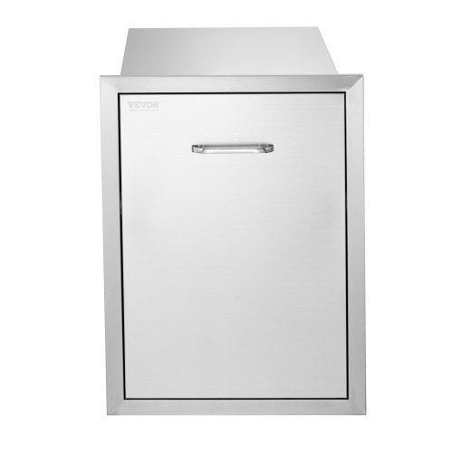 Pull Out Trash Drawer 177x228 Inch Raised Style Trash Bin with PullOut