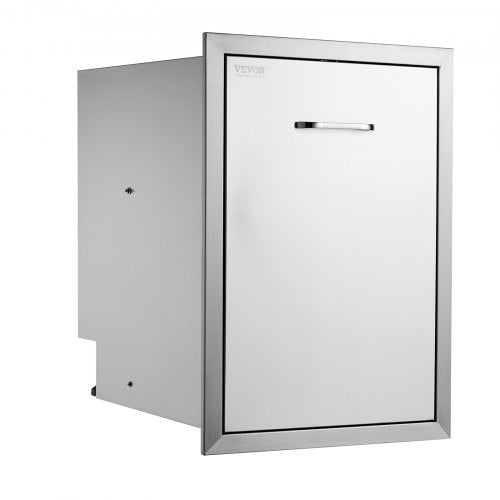 Pull Out Trash Drawer 177x228 Inch Raised Style Trash Bin with PullOut
