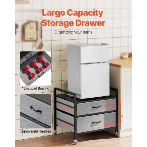 Mini Fridge Stand with Storage 176 lbCapacity Mini Fridge Table with 2